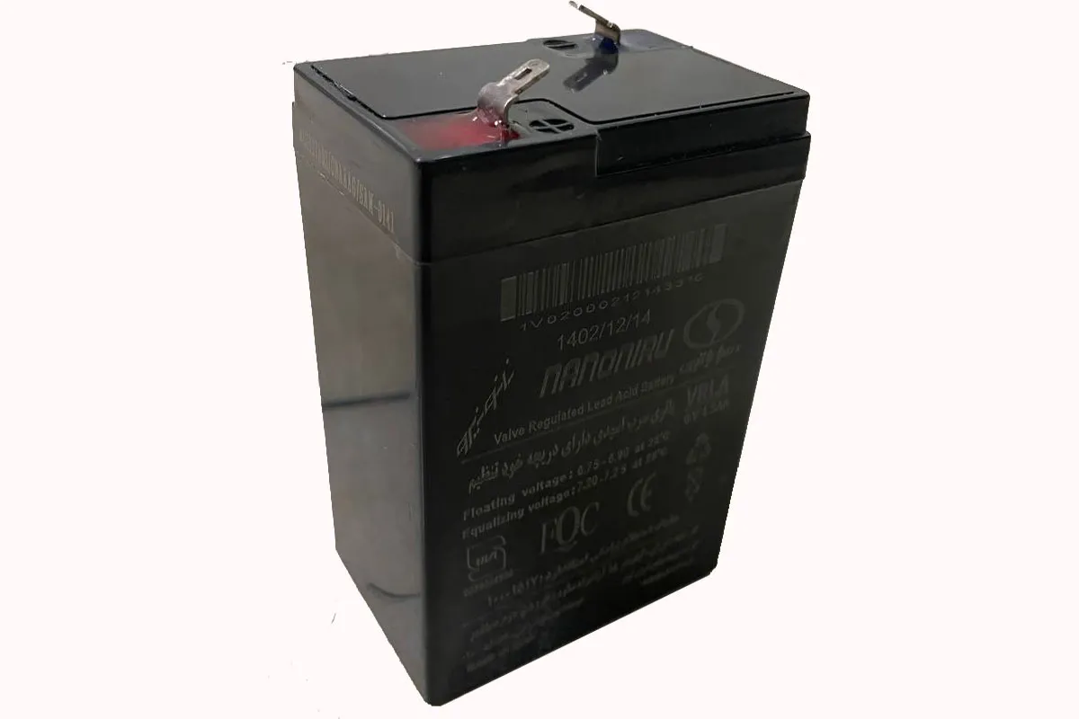 باتری‌ های 6 ولت 4.5 آمپر صبا باتری به طور گسترده در سیستم ‌های UPS استفاده می ‌شوند.